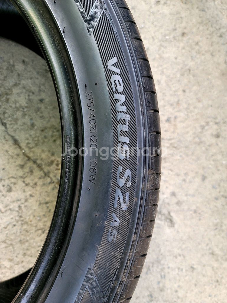 한국타이어 벤투스S2 AS 275/40/20--1