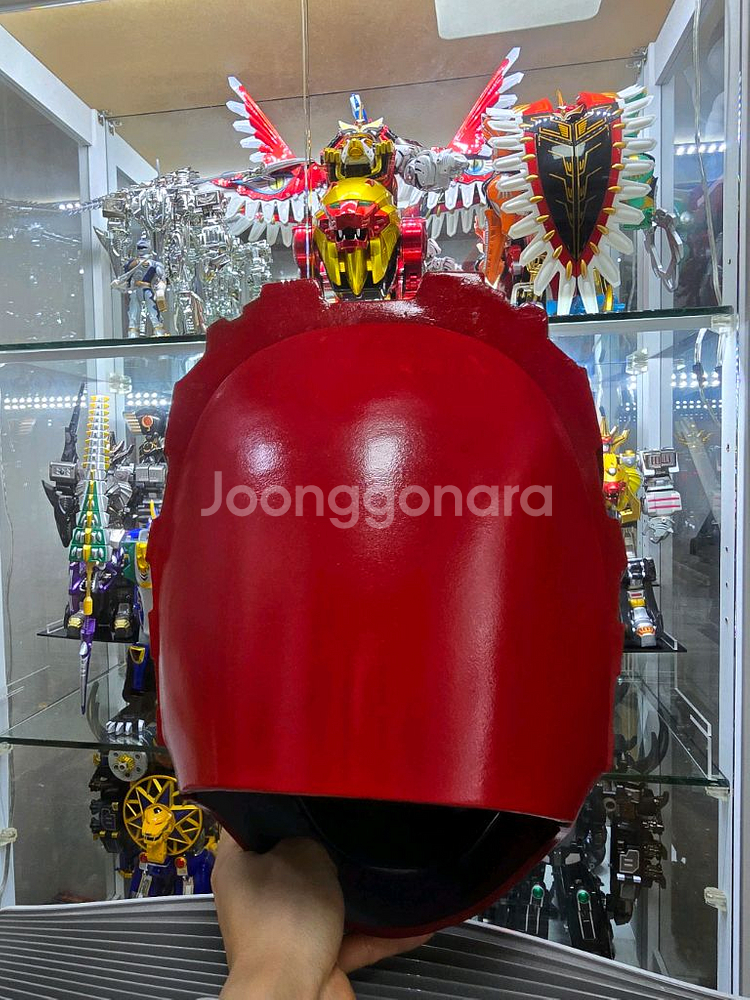 파워레인저 백수전대 가오렌쟈 정글포스 가오레드 헬멧--1