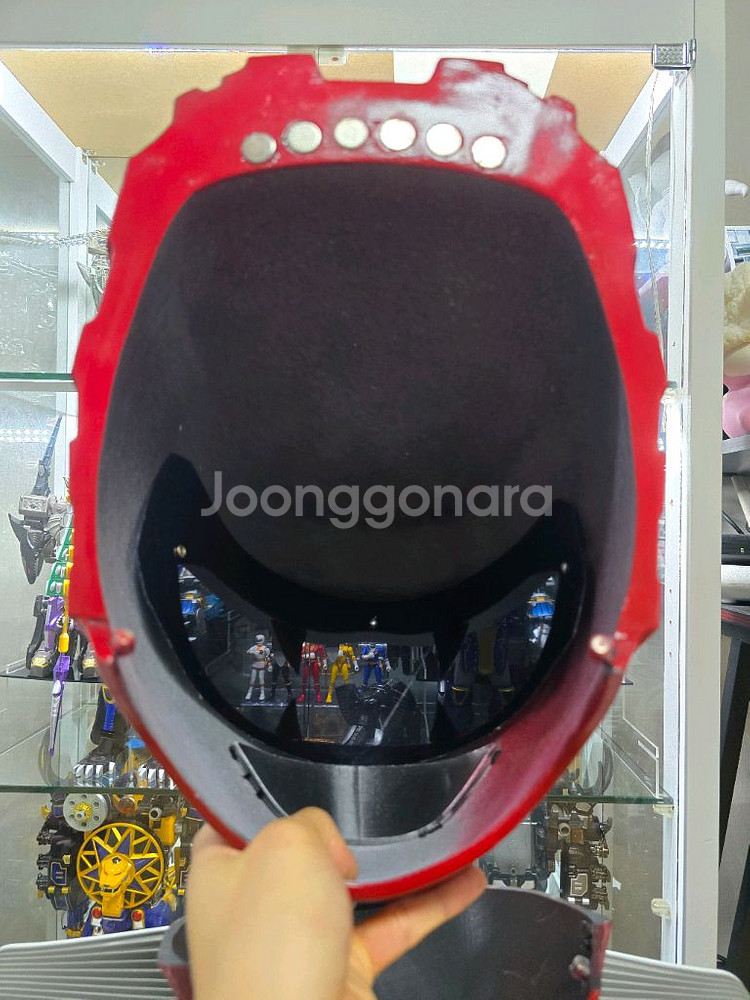 파워레인저 백수전대 가오렌쟈 정글포스 가오레드 헬멧--2