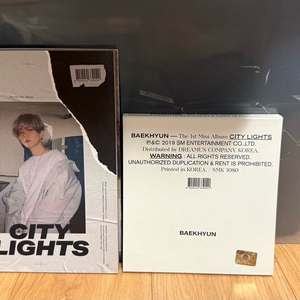 백현 미니 1집 City Lights