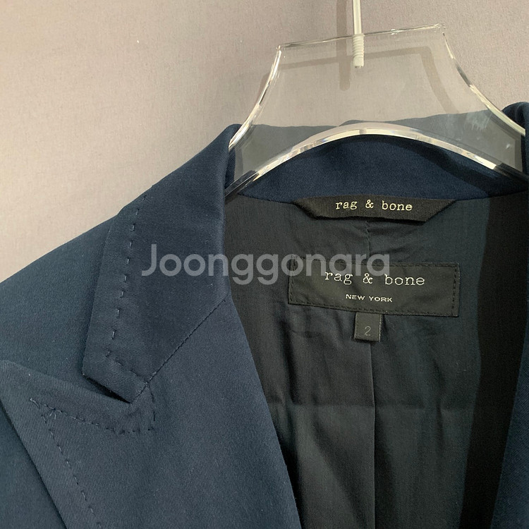 2 랙앤본 테일러드 싱글 블레이저 스판 자켓--3