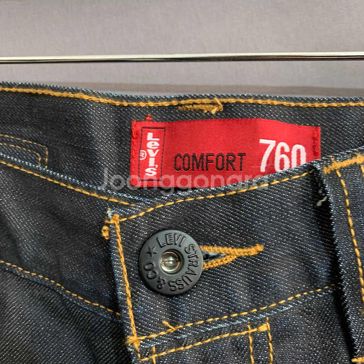 32인치 리바이스 760 데님 스판 버뮤다팬츠--1