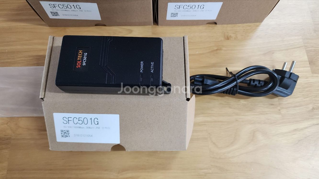 POE 인젝터 솔텍 SFC501G 판매합니다.--1