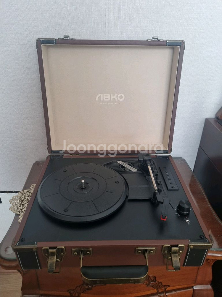 앱코 레트로 턴테이블 블루투스 스피커 BLD20--2