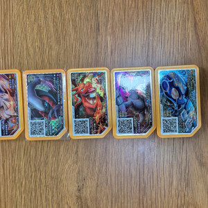 포켓몬가오레 5성 정품카드 5개 일괄
