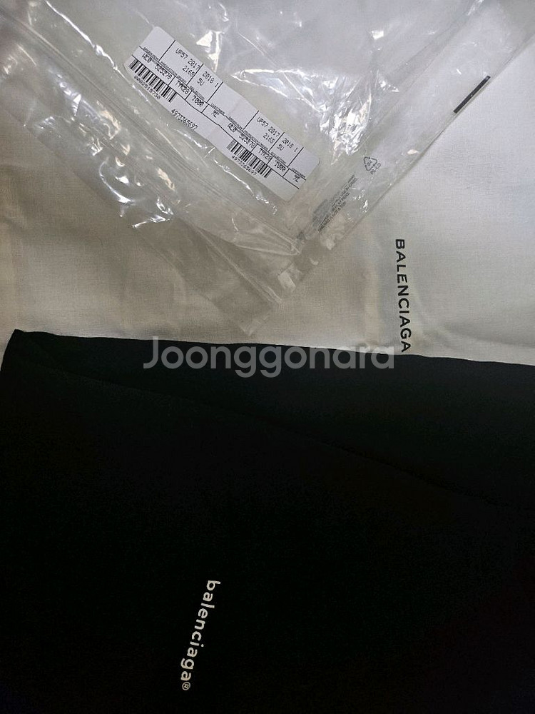 발렌시아가 17ss 스몰로고 오버핏 반팔 블랙 xl--0