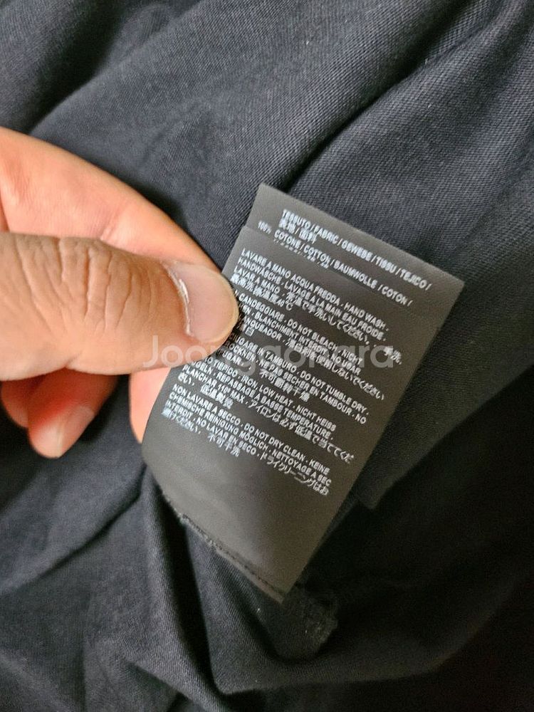 발렌시아가 17ss 스몰로고 오버핏 반팔 블랙 xl--4