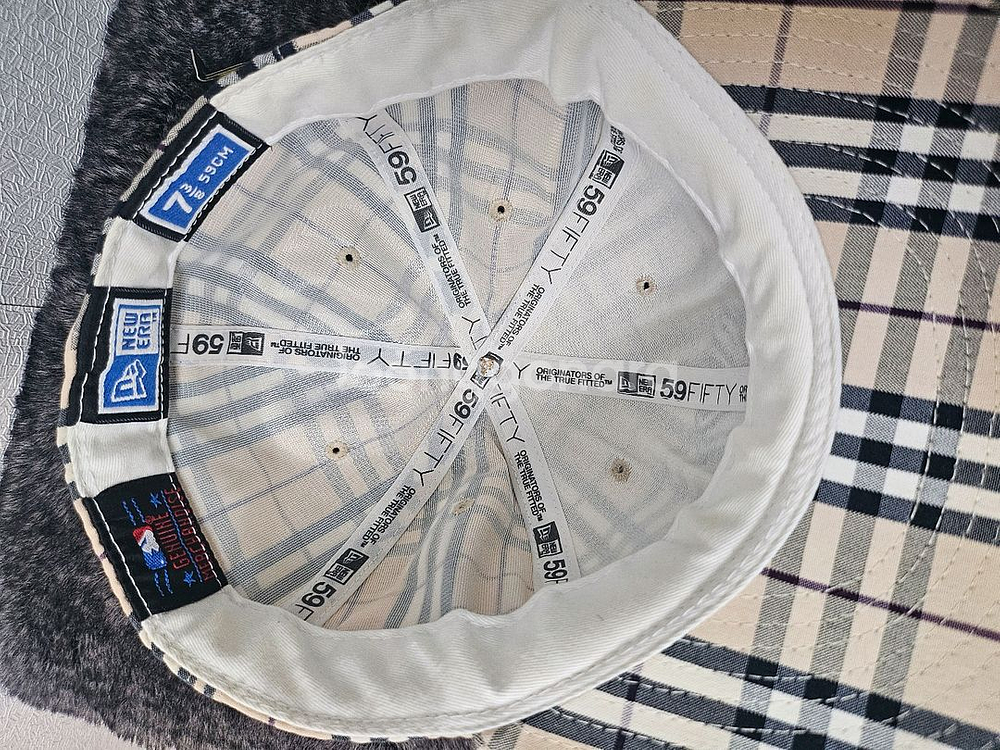 NBA 버버리 무늬 볼캡 59--3