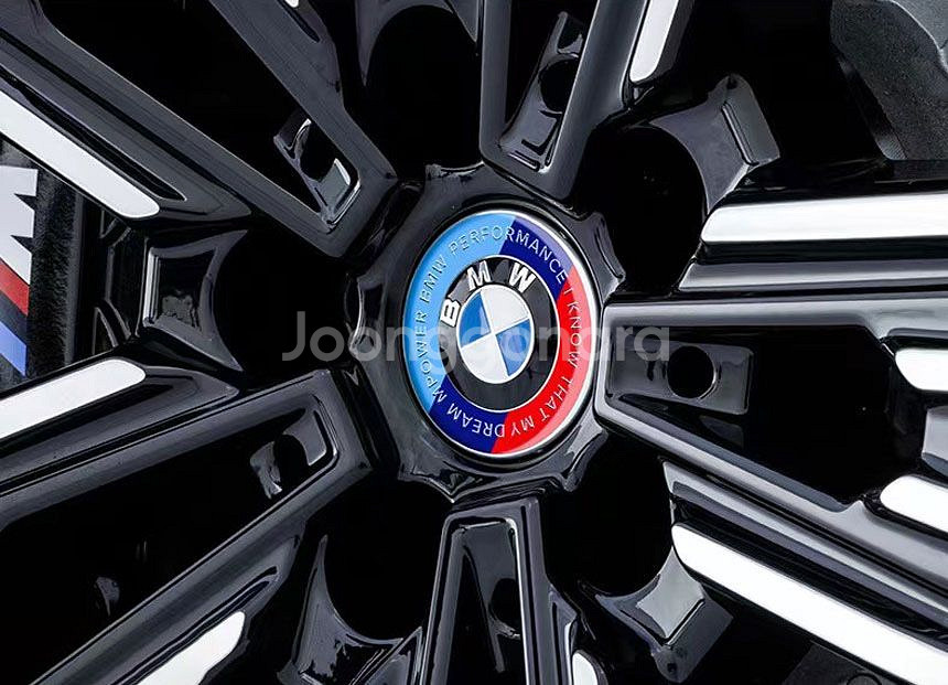 BMW 50주년 엠블럼 본넷 후드 트렁크 스티어링 휠캡--8