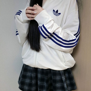 (XL) 아디다스 구파이어버드 져지 화이트 퍼플 대대장