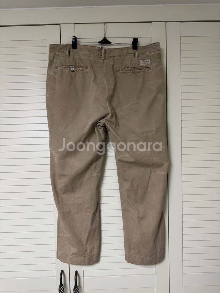 폴로 랄프로렌 오션워시드 탄 베이지 치노팬츠--1