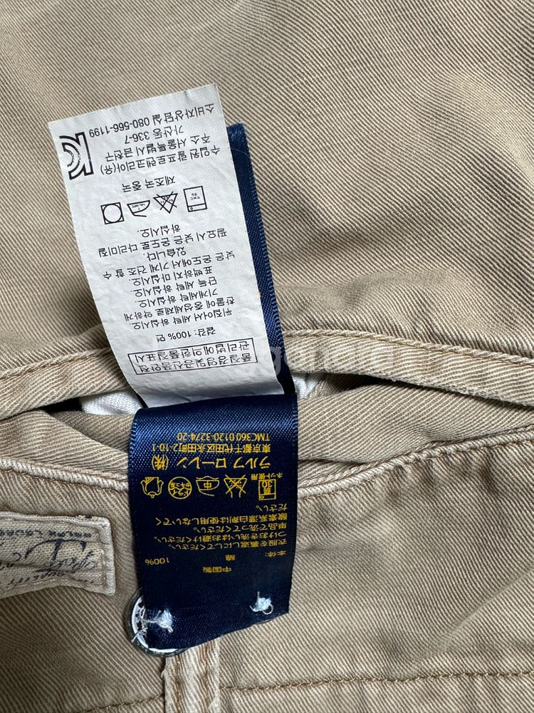 폴로 랄프로렌 오션워시드 탄 베이지 치노팬츠--4