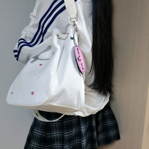 타미힐피거 켈리즈 업사이클링 더스트백 올화이트