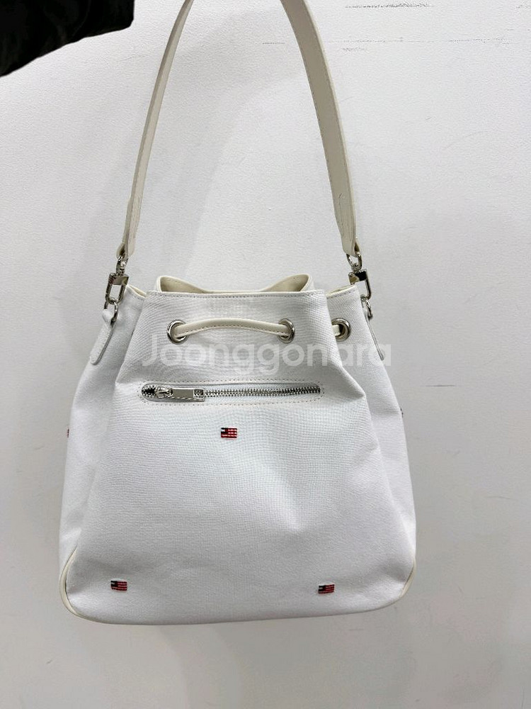 타미힐피거 켈리즈 업사이클링 더스트백 올화이트--3