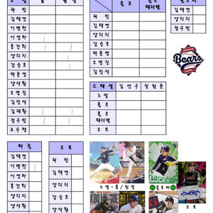 kbo 포토카드