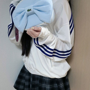 켈리즈 업사이클링 캔디백 라코스테 연하늘색