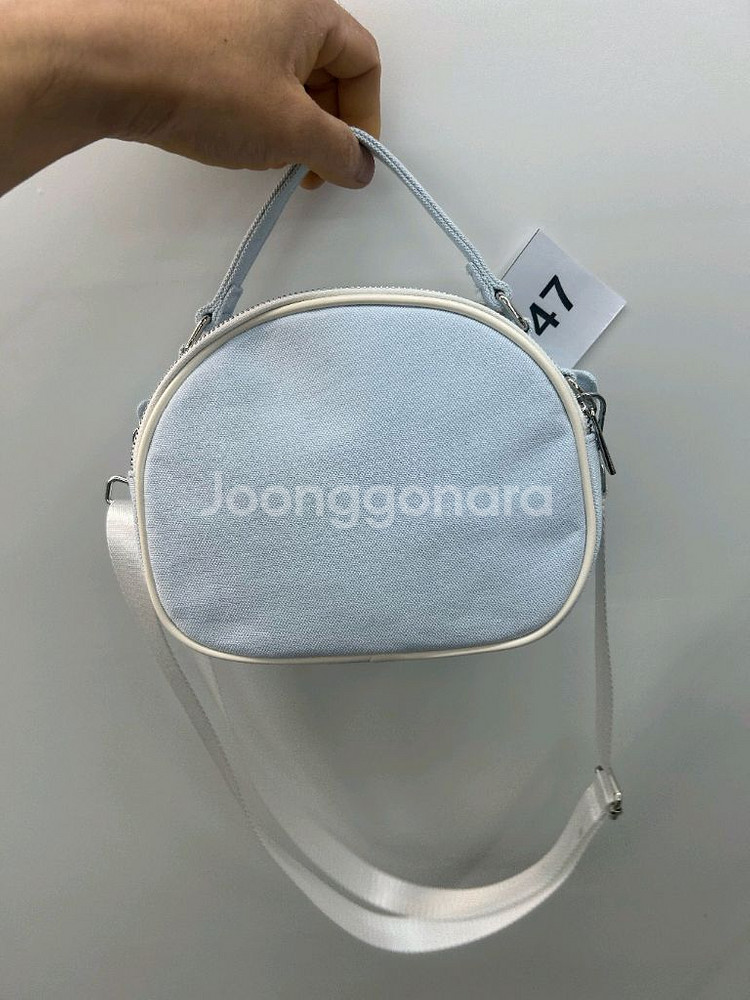 켈리즈 업사이클링 캔디백 라코스테 연하늘색--3