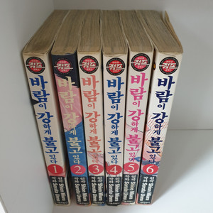 [만화책/중고]바람이 강하게 불고 있다 1~6권(완)