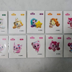 티니핑 띠부씰, 포켓몬 띠부씰, 진라면 진 띠부씰
