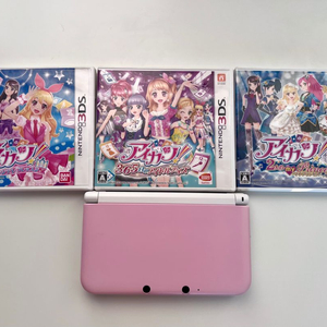 일본 닌텐도 3DS 핑크 XL LL 아이카츠 아이엠스타