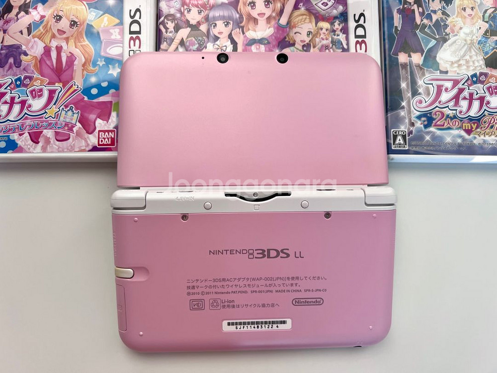 일본 닌텐도 3DS 핑크 XL LL 아이카츠 아이엠스타--1