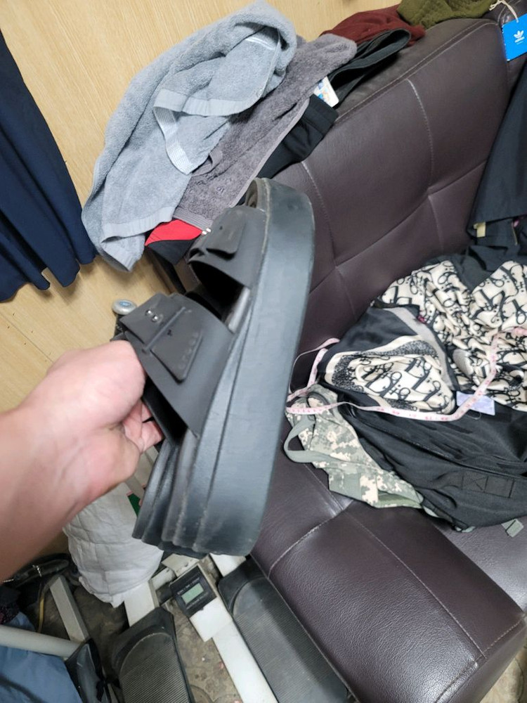 크록스 슬리퍼 7--1