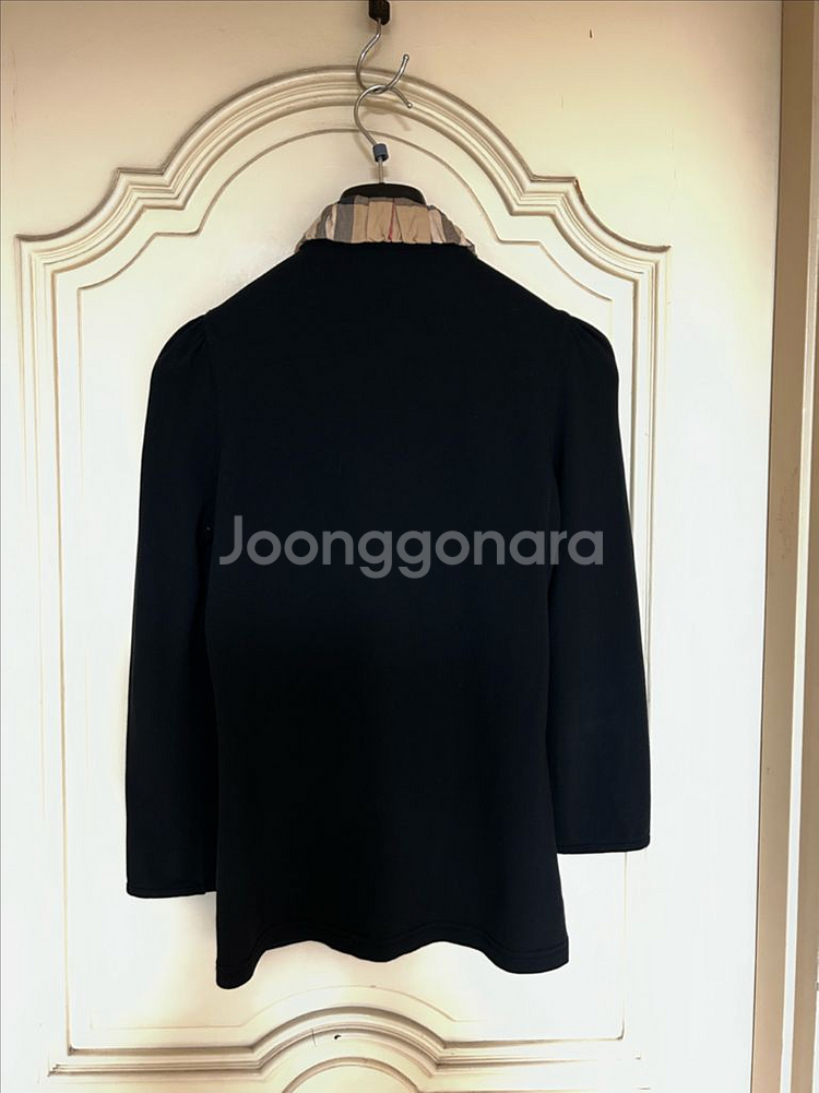 버버리 피케 카라티 긴팔 티셔츠--3