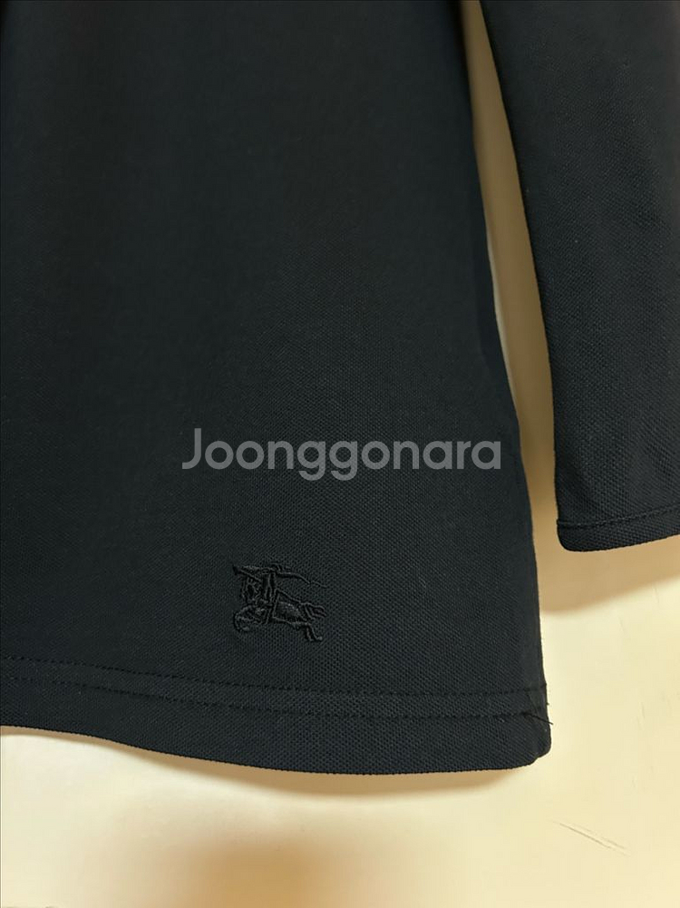 버버리 피케 카라티 긴팔 티셔츠--4