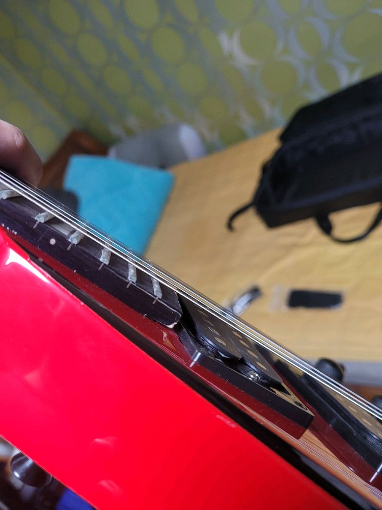 한시적 급처/내용필독) 브이형 일렉기타 노브랜드 rr타--2