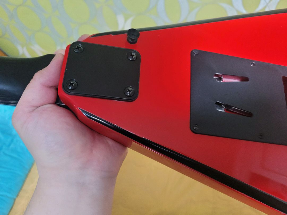 한시적 급처/내용필독) 브이형 일렉기타 노브랜드 rr타--6