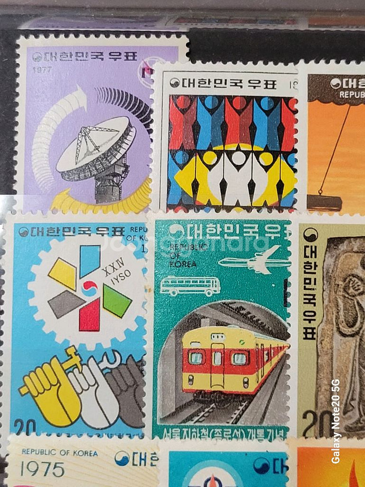 1970년대 한국우표 30종 모음집(4)--1