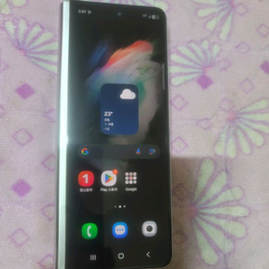 갤럭시 폴드3 256GB (실버) 팝니다.