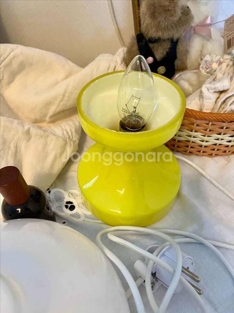 영국 빈티지 무라노 테이블 조명 (Murano Lamp--5