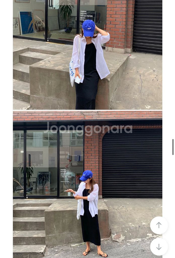 위드윤 린넨 원피스--1