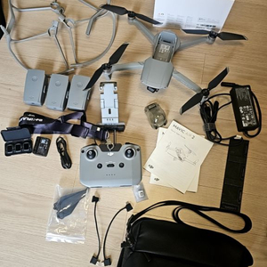 S급 DJI 매빅에어2 배터리3개 드론 drone ma
