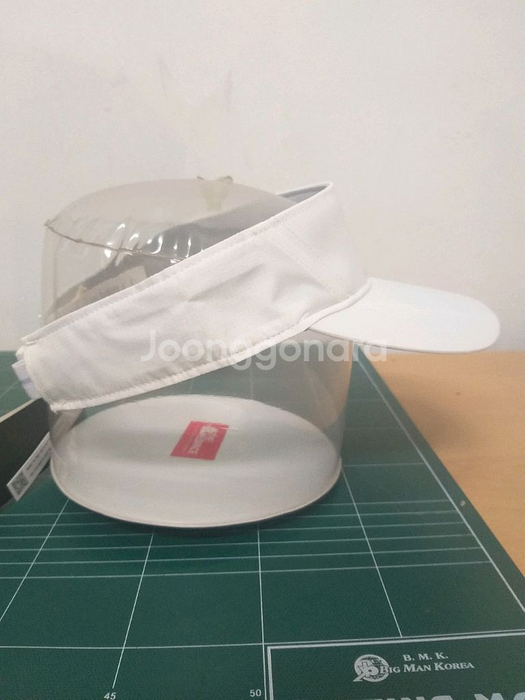 아디다스 정품 여성용 페어웨이 골프 바이져 화이트 판매--5