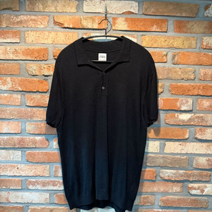 (XL)자라 zara 블랙반팔니트 여름니트 3247