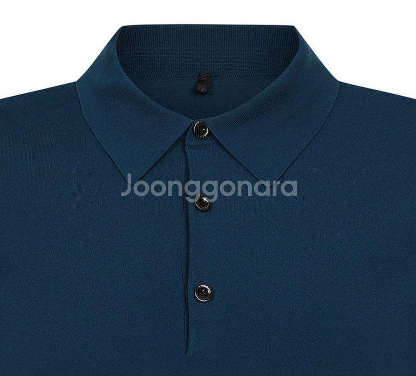 어메이징크리 고스트 폴로 카라 반팔 티셔츠--5