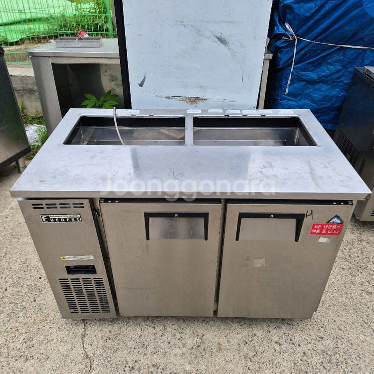 에베네스트 간냉식 토핑 냉장고 1200--1