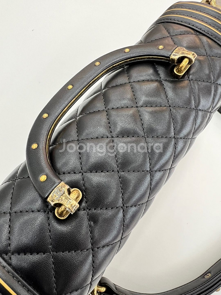 [중고명품 럭스올 울산점]샤넬 보이백 시즌백 금장체인--6