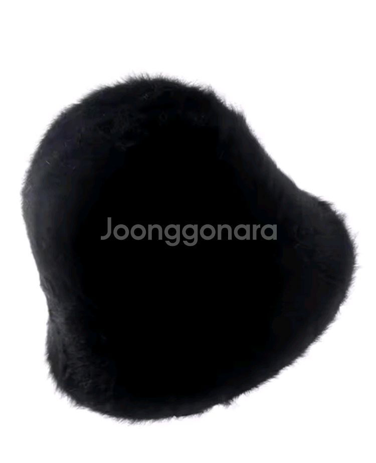새거) 퍼 버킷햇 털 모자 블랙 벙거지 겨울--1