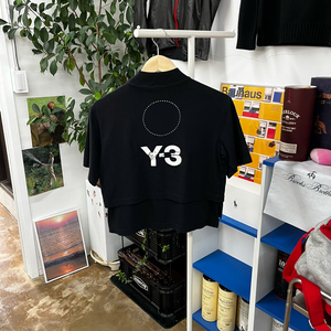Y-3 크롭 레이어드 반팔 티셔츠 XS