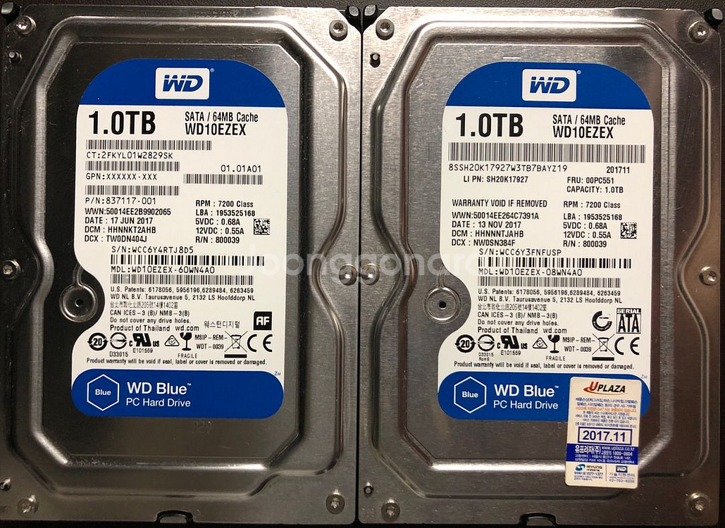 WD Blue 1TB HDD 판매합니다.--0