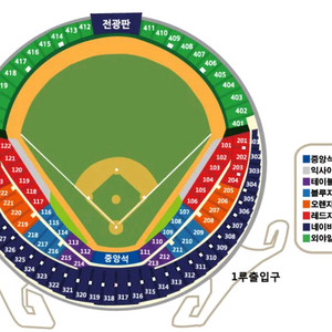 6월 3일 두산 기아 야구티켓 양도합니다