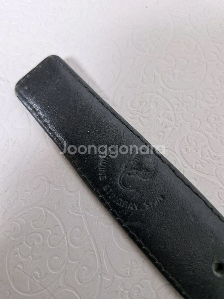 가오리 가죽벨트 정품--2