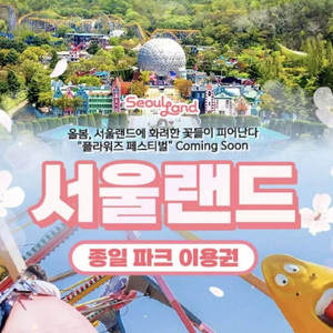 서울랜드 종일권