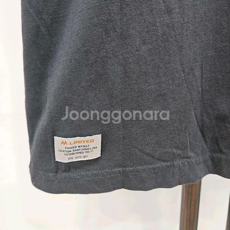 밀레 LIMITED 포켓 면 티셔츠 95--2