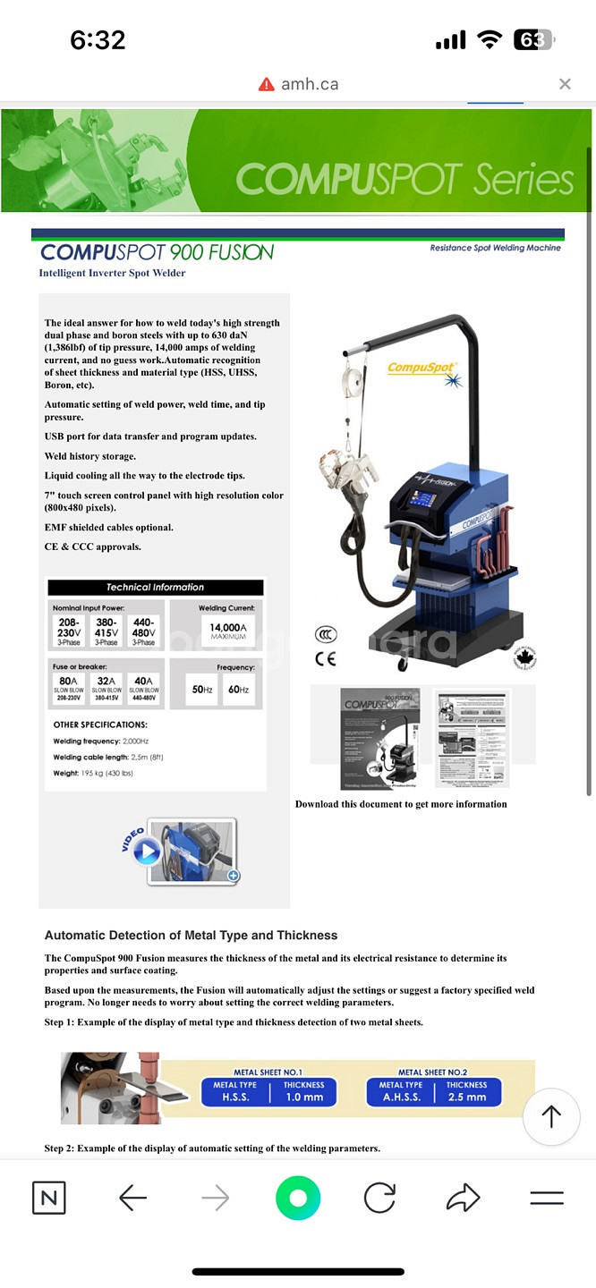 양면 용접기 COMPUSPOT 900 FUSION--1