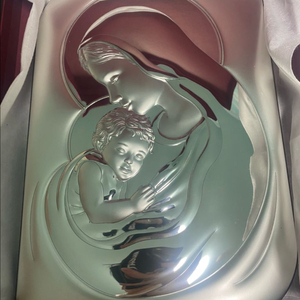 이태리 정품 성모자 은이콘 팝니다