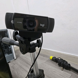 로지텍 C922 PRO HD 웹캠 PC화상카메라 내장마